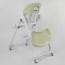 Стульчик для кормления Toti W-56077 мягкий PU, мягкий вкладыш, 4 колеса, съемный столик