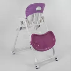 Стульчик для кормления Toti W-62005 мягкий PU, мягкий вкладыш, 4 колеса, съемный столик Стульчик для кормления Toti W-62005 мягкий PU, мягкий вкладыш, 4 колеса, съемный столик