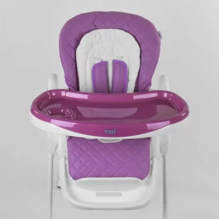 Стульчик для кормления Toti W-62005 мягкий PU, мягкий вкладыш, 4 колеса, съемный столик Стульчик для кормления Toti W-62005 мягкий PU, мягкий вкладыш, 4 колеса, съемный столик