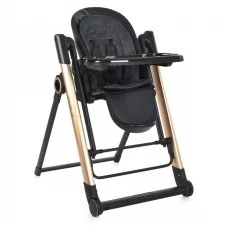 Стульчик-качели ME 1102 DEBUT Posh Black на радиоуправлении, эл.прив., для корм., 5точ.рем., тайм, муз., черный
