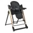 Стульчик-качели ME 1102 DEBUT Posh Black на радиоуправлении, эл.прив., для корм., 5точ.рем., тайм, муз., черный
