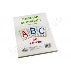 Карточки большие English alphabet А5, 200х150 мм ZIRKA 72949 286278 Карточки большие English alphabet А5, 200х150 мм ZIRKA 72949 286278