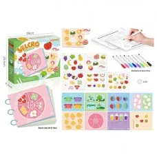 Раскраска с наклейками BabyToys 333-5 для детей от 2 лет