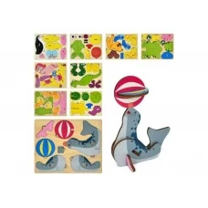 Деревянная игрушка 3D пазлы MD 0373, 3D, животные, транспорт, 18×15 см, микс видов Деревянная игрушка 3D пазлы MD 0373, 3D, животные, транспорт, 18×15 см, микс видов