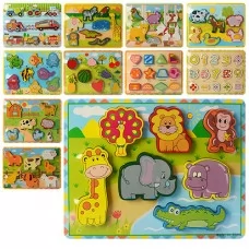 Деревянная игрушка Пазлы MD 0933 Деревянная игрушка Пазлы MD 0933