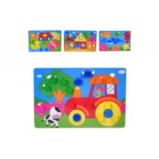 Деревянная игрушка Пазлы, 15 деталей MD 1501