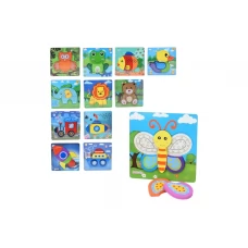 Деревянная игрушка пазлы, 14,5×14,5 см, 12 видов (цена за 1 шт) MD 1532 Деревянная игрушка пазлы, 14,5×14,5 см, 12 видов (цена за 1 шт) MD 1532
