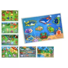 Деревянная игрушка рамка-вкладыш, 22×15 см, 8 видов (цена за 1 шт) MD 1533 Деревянная игрушка рамка-вкладыш, 22×15 см, 8 видов (цена за 1 шт) MD 1533
