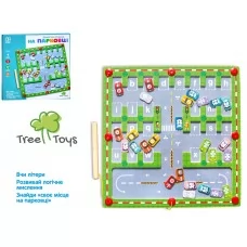 Дерев'яна іграшка настільна магнітна стоянка Tree Toys MD 0830