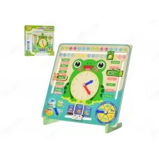 Деревянная игрушка Часы Woody MD 2852
