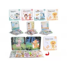 Деревянная игрушка Пазлы 2в1 MD 2926