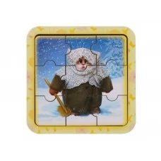 Пазл в рамке Котик - 3, Размер 11х11 см, Ubumblebees PSD107