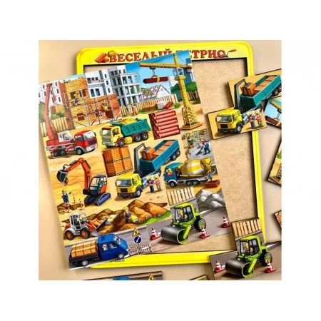 Тетрис большая Строительная площадка 32х22,5 см, Ubumblebees PSD127