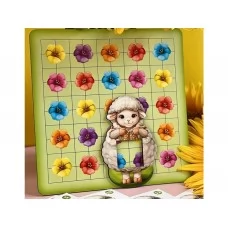 Пазл-сортер Овечка на галявині 22х22 см, Ubumblebees PSF096