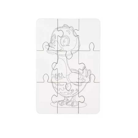 Деревянный пазл-раскраска Гусочка, PuzzleOk 22937