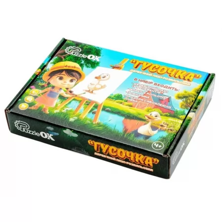 Деревянный пазл-раскраска Гусочка, PuzzleOk 22937