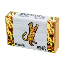 Фигурный деревянный пазл Леопард A3, в картонной упаковке, PuzzleOk PuzA3-32159 Фигурный деревянный пазл Леопард A3, в картонной упаковке, PuzzleOk PuzA3-32159