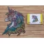 Фигурный деревянный пазл Радужный Единорог A4, в картонной упаковке, PuzzleOk PuzA4-00701 Фигурный деревянный пазл Радужный Единорог A4, в картонной упаковке, PuzzleOk PuzA4-00701
