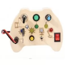 Бизиборд BabyToys C 64864 с подсветкой и переключателями Бизиборд BabyToys C 64864 с подсветкой и переключателями