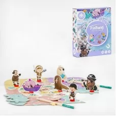 Деревянный магнитный пазл BabyToys для детей от 2 лет
