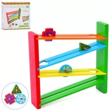 Деревянный трек BabyToys MD 0849 с фигурками, 3 шт Деревянный трек BabyToys MD 0849 с фигурками, 3 шт