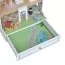 Деревянная игрушка Домик MD 1427 57,5-34-в69,5см, 3 этажа, мебель, 3 фигурки, 2 фигурки(звук, свет, магнитный крепеж), будка, собака, бат(табл), в кор-ке, 65-39-19см