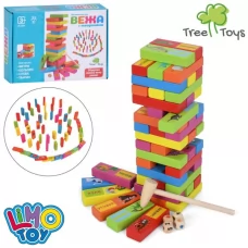 Деревянная игрушка Игра MD 2336 Башня, обучающая. (животные, цвета, слова-англ.), молоточек, кубики, в коробке, 25-17,5-5см