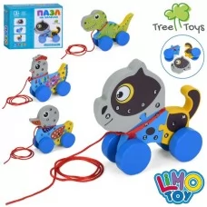 Деревянная каталка BabyToys MD 0754 животное на колесах Деревянная каталка BabyToys MD 0754 животное на колесах