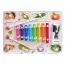 Деревянная игрушка Ксилофон MD 0792 8 тонов, 2 палочки, 2в1(рамка-вкладыш, 9 фигур с ручкой), 5 видов, в пакете, 30-22,5-2см