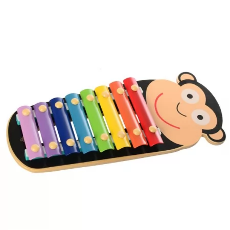 Деревянная игрушка Ксилофон MD 2377 животное, 32см, 8тонов, палочки 2шт, 5вид, в кор Деревянная игрушка Ксилофон MD 2377 животное, 32см, 8тонов, палочки 2шт, 5вид, в кор
