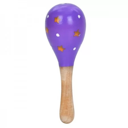 Деревянная игрушка Маракас MD 2192 11,5см, микс видов, в кульке