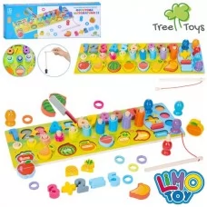 Развивающая магнитная доска Tree Toys MD 0854 с рыбалкой Развивающая магнитная доска Tree Toys MD 0854 с рыбалкой