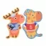 Дерев'яні пазли BabyToys MD 0765 транспорт тварини
