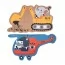 Дерев'яні пазли BabyToys MD 0765 транспорт тварини