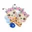 Деревянная игрушка Пазлы MD 0769 шнуровка, животное, микс видов, в слюде, 15-17-1,5см
