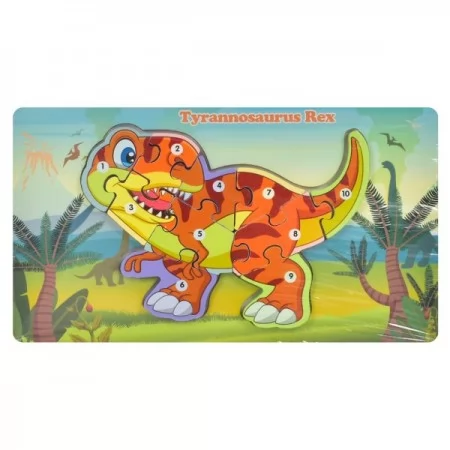 Дерев'яні пазли BabyToys MD 1924, 12 видів, від 2 років Дерев'яні пазли BabyToys MD 1924, 12 видів, від 2 років