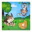 Деревянная игрушка Рамка-вкладыш MD 1349 с ручкой, микс видов, в пакете Деревянная игрушка Рамка-вкладыш MD 1349 с ручкой, микс видов, в пакете