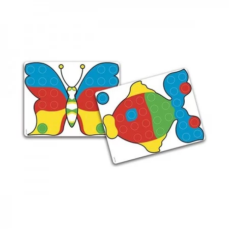 Дитяча мозаїка Quercetti Fanta color junior з дошкою-кейсом 48 ел. 4190-Q