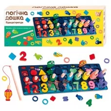 Логічна дошка WToys 174068 дерев'яна для розвитку Логічна дошка WToys 174068 дерев'яна для розвитку