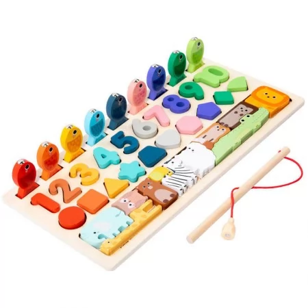 Деревянная доска-сортер BabyToys C 77142 магнитная с маркером