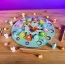 Детский сортер куб BabyToys с магнитной рыбалкой и шнуровкой