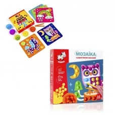 Дерев'яна мозаїка Vladi Toys ZB2002-08 для дітей від 2 років