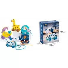 Деревянная каталка BabyToys микс видов для детей от 2 лет