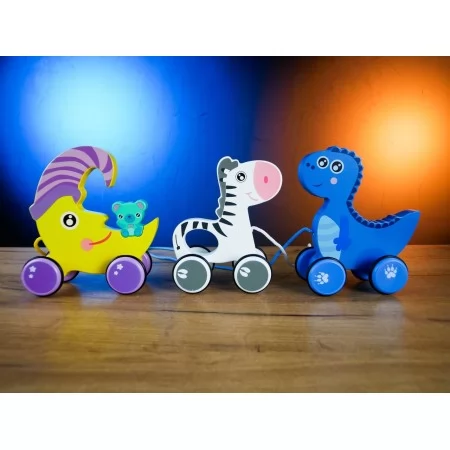 Деревянная каталка BabyToys микс видов для детей от 2 лет Деревянная каталка BabyToys микс видов для детей от 2 лет