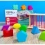 Дерев'яна логічна гра WToys сортер геометрик 12 фігурок