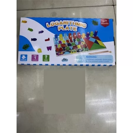 Деревянная логическая доска BabyToys магнитная с алфавитом и транспортом