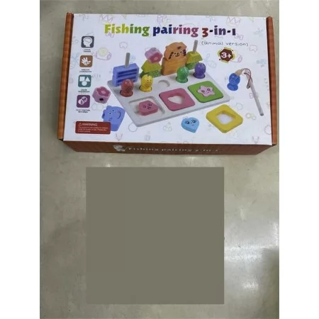 Деревянный сортер-рыбалка BabyToys магнитный с кольцами