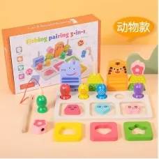Деревянная пирамидка BabyToys C73332 с вкладышами