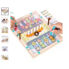 Магнитная доска BabyToys С73222 деревянная логическая игра