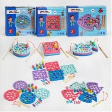 Магнитная рыбалка BabyToys C 60887 деревянная с цифрами
